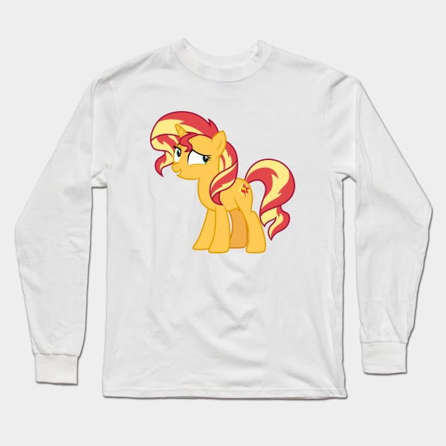 Mirror Magic Sunset Shimmer pony 1 Long Sleeve T-Shirt by CloudyGlow